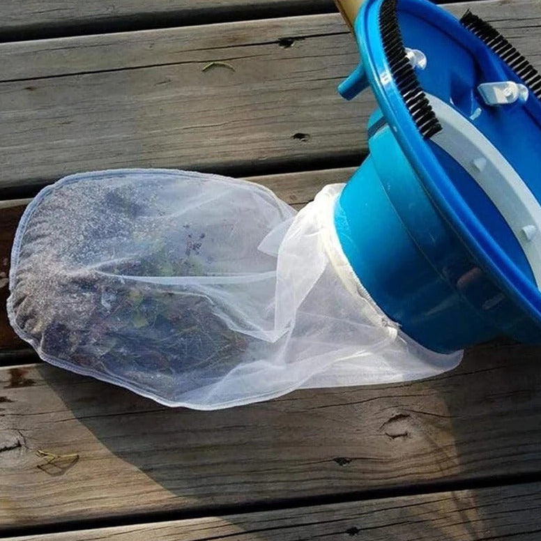 Pool Vacuum Head with Mesh Bag and Swivel Wheels for Standard Garden Hose All Vera Mart