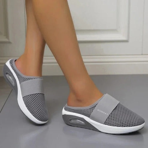 Orthopedic Slippers with Molded Footbed and Ventilated Upper, Slip-On Design All Vera Mart