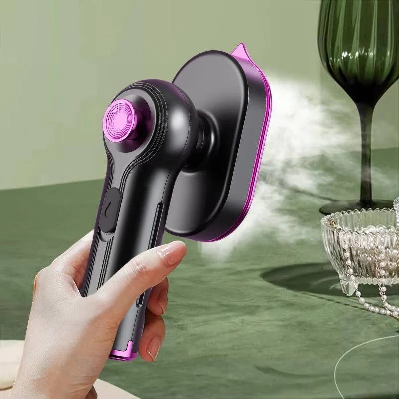 Garment Steamer with Ceramic Panel and 90-Degree Rotating Handle, 60ml Water Tank All Vera Mart