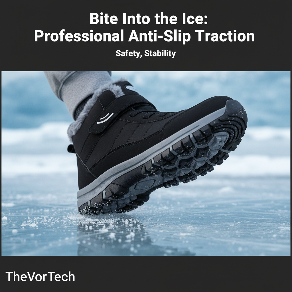 Women's Ankle High Snow Boots with Waterproof Synthetic Leather and Slip-On Design All Vera Mart
