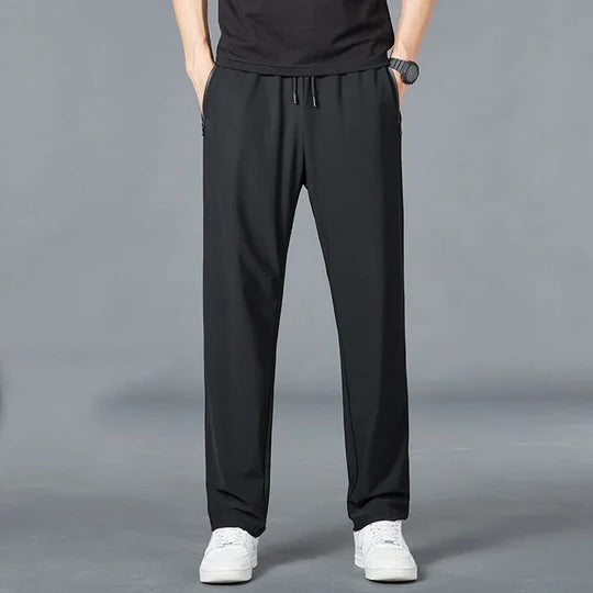Men's Tapered Hiking Pants with Stretch Fabric and Adjustable Drawstring Waist All Vera Mart