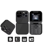 Flip Phone with Large Display and High Volume Speakers, Dual SIM 64GB All Vera Mart
