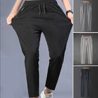 Men's Tapered Hiking Pants with Stretch Fabric and Adjustable Drawstring Waist All Vera Mart