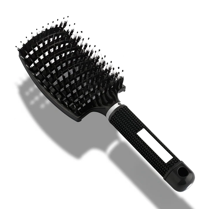 Flexible Bristle Detangler Brush for All Hair Types with Ergonomic Grip All Vera Mart