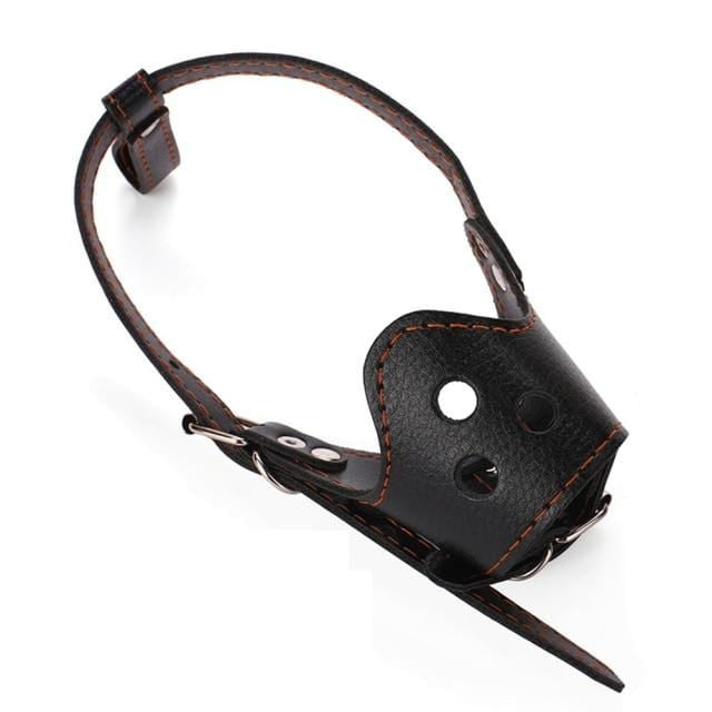 Adjustable Dog Muzzle with Mesh and Leather, Anti Slip Ring All Vera Mart