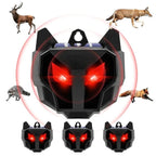 Ultrasonic Animal Repeller with Solar Power and Motion Detection, 30ft Range 2-Pack All Vera Mart