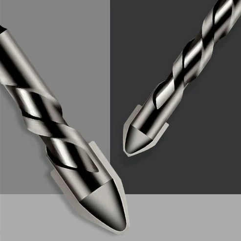 Curved Tip Drill Bit Set for Tile, Glass and Concrete with Hardened Steel All Vera Mart