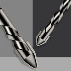 Curved Tip Drill Bit Set for Tile, Glass and Concrete with Hardened Steel All Vera Mart