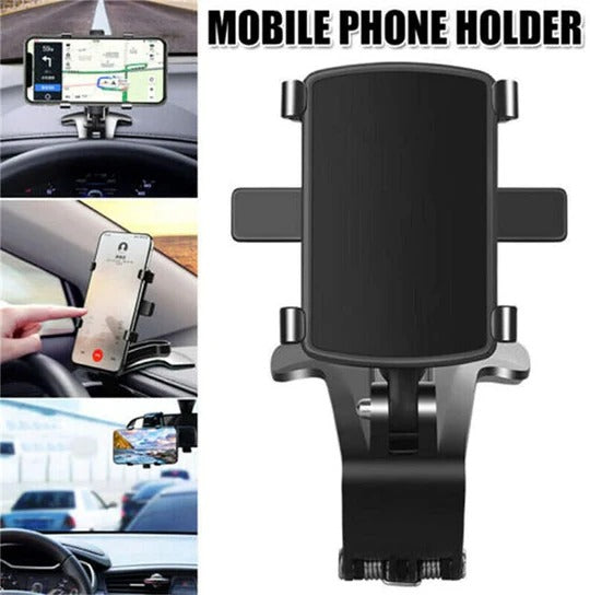 Smartphone Car Mount with 360-Degree Rotation and 180-Degree Tilt All Vera Mart