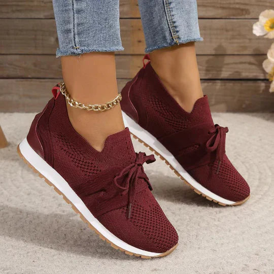 Orthopedic Mesh Sneakers with Cushioned Sole and Non Slip Tread All Vera Mart