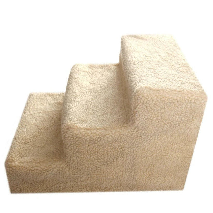 Pet Stairs with Removable Fleece Cover and Non-Slip Surface for Small Dogs All Vera Mart
