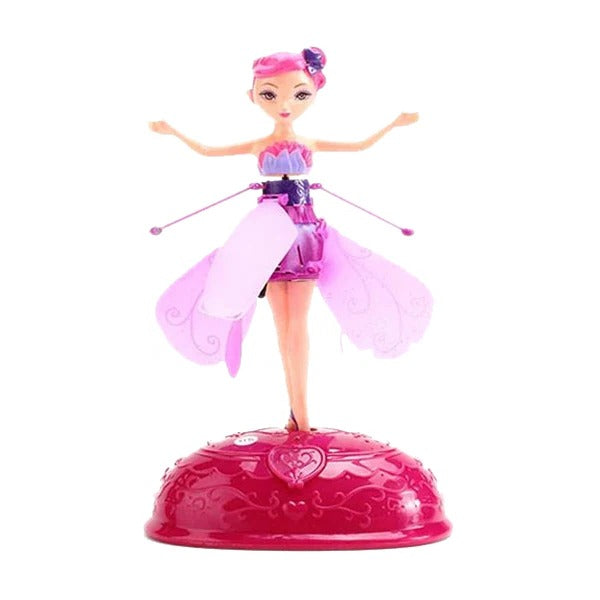 Hand Controlled Flying Fairy with Glowing Wings and Rechargeable Battery All Vera Mart