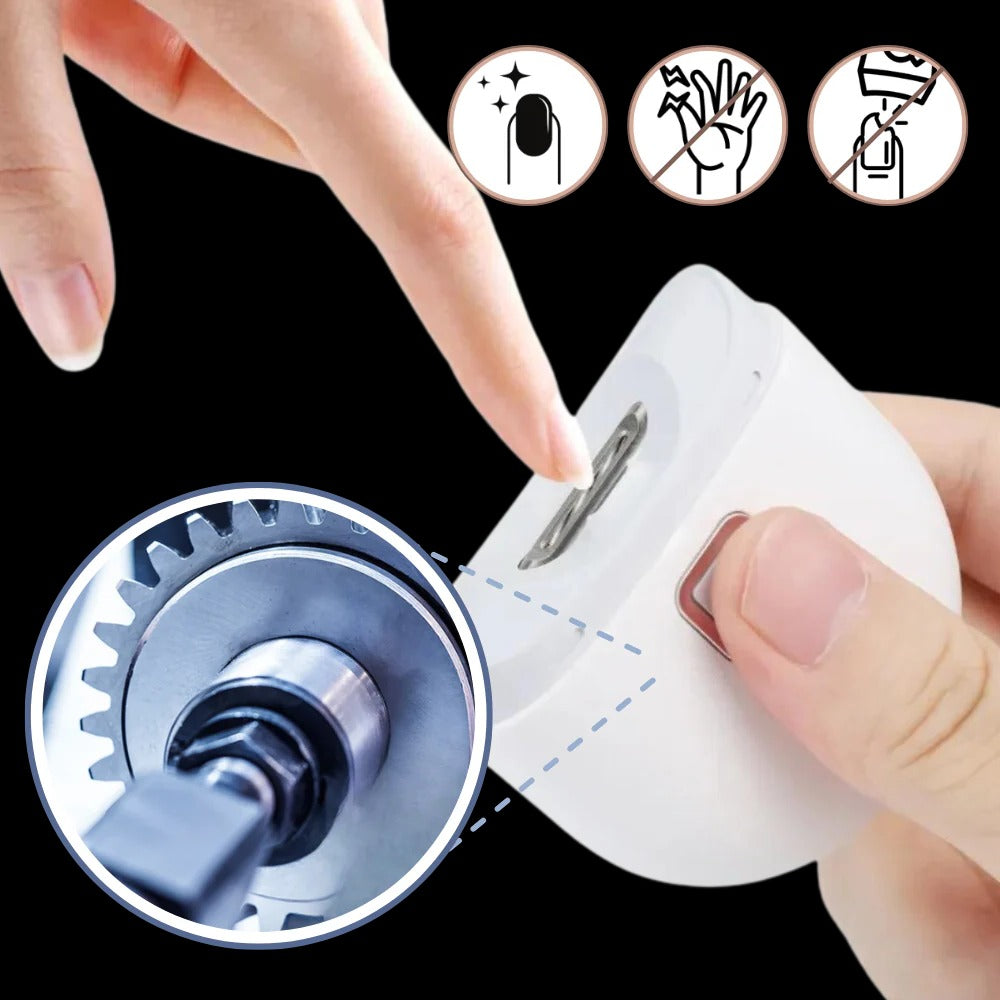 Rechargeable Electric Nail File with Automatic LED Light and Dual Speed Control All Vera Mart