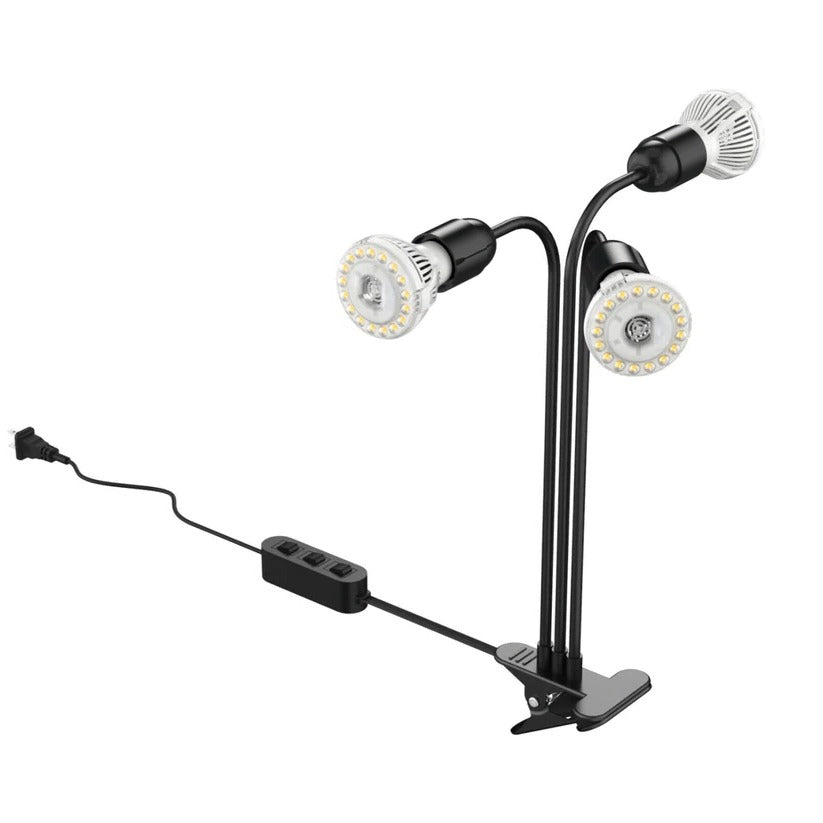 LED Grow Light with Adjustable Gooseneck and Remote Control for Indoor Plants All Vera Mart