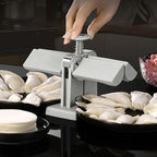 Dual Head Dumpling Press with Stainless Steel Cutters and Rubber Grip Base All Vera Mart