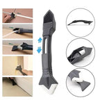 Caulk Removal Tool with Adjustable Triangular Blade and Stainless Scraper All Vera Mart