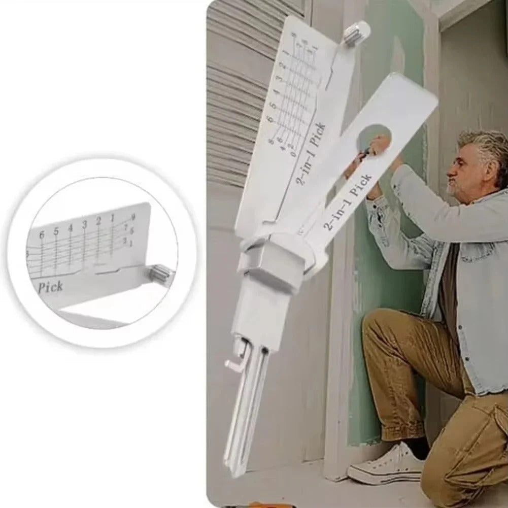 Professional Dual-Function Key Decoder and Lock Pick Tool All Vera Mart