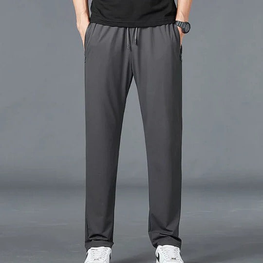 Men's Tapered Hiking Pants with Stretch Fabric and Adjustable Drawstring Waist All Vera Mart