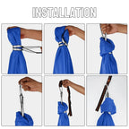 Enclosed Sensory Swing with Steel Lock and Adjustable Strap, 300kg Capacity All Vera Mart