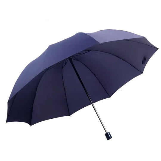 Extra Large Folding Umbrella with Wind Resistant Frame for Rain and Sun All Vera Mart