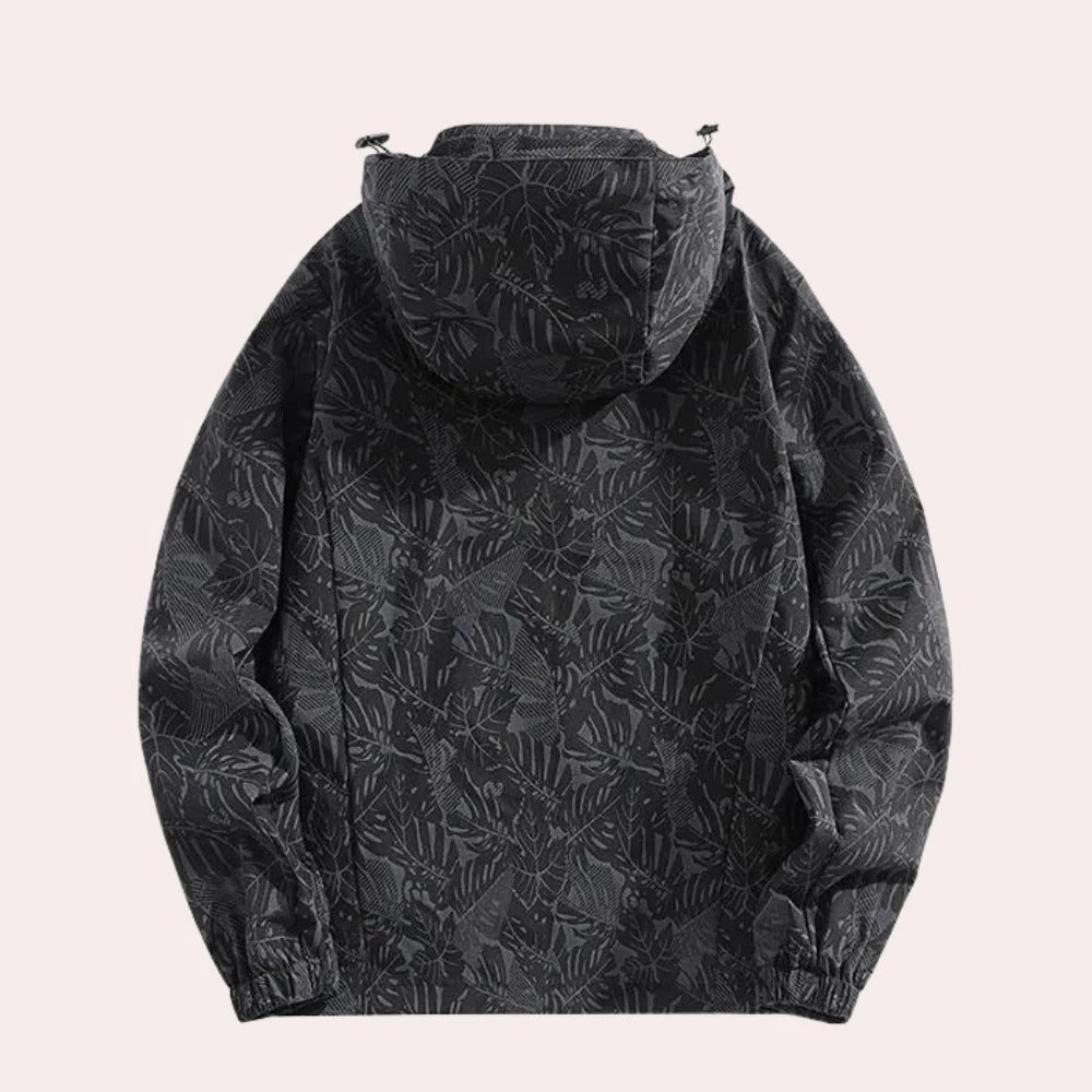 Women's Hooded Jacket with Detachable Hood and Camouflage Pattern All Vera Mart