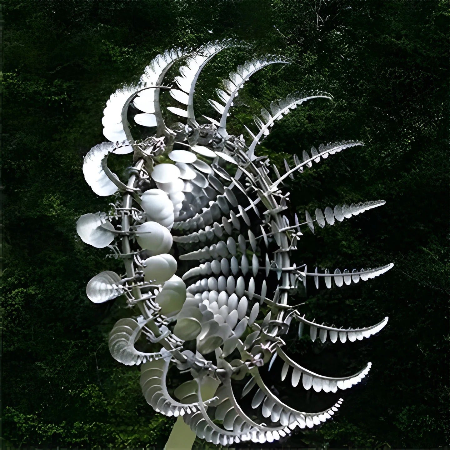 Metal Windmill Spinner with Dual Rotors and Reflective Surfaces, 59.4in Height All Vera Mart