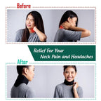 Adjustable Neck Wrap with Three Heating Elements and Direct Contact Surface All Vera Mart