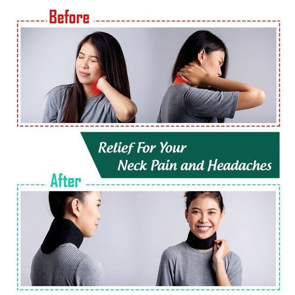 Adjustable Neck Wrap with Three Heating Elements and Direct Contact Surface All Vera Mart