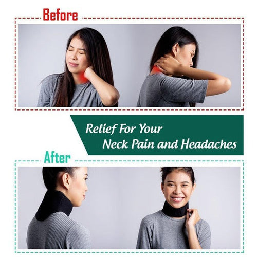 Adjustable Neck Wrap with Three Heating Elements and Direct Contact Surface All Vera Mart