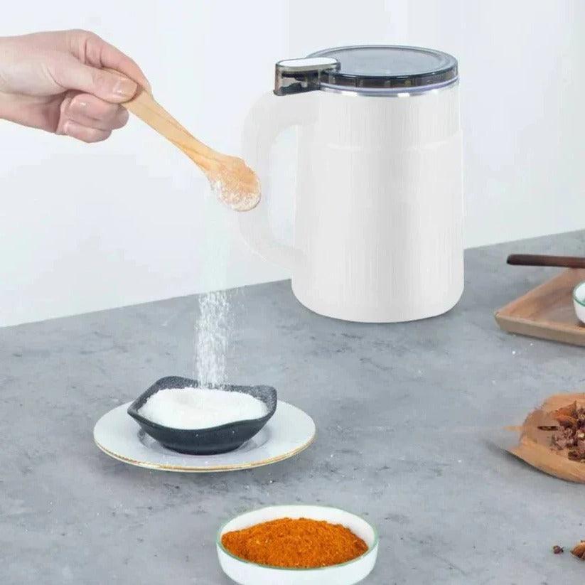 Electric Grain Mill with Stainless Steel Chamber and Single Button Operation All Vera Mart