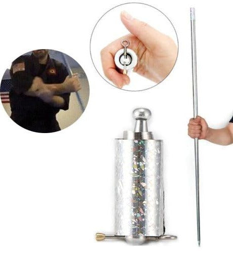 Collapsible Training Staff with Balanced Weight Distribution for Indoor Practice All Vera Mart