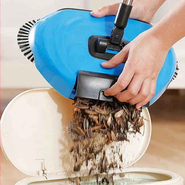Rechargeable 2-in-1 Vacuum Sweeper with Multi-Surface Brush and Battery Power All Vera Mart