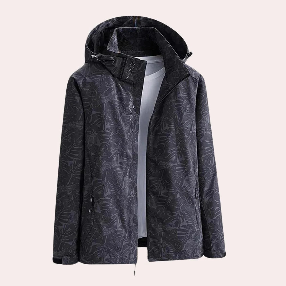 Women's Hooded Jacket with Detachable Hood and Camouflage Pattern All Vera Mart