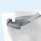 Wall Mount Toilet Brush with Deep Cleaning Bristles and Adhesive Holder All Vera Mart