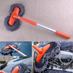 Rotating Head Car Wash Brush with Extended Detachable Handle All Vera Mart