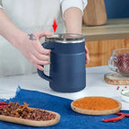 Electric Grain Mill with Stainless Steel Chamber and Single Button Operation All Vera Mart