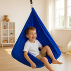Enclosed Sensory Swing with Steel Lock and Adjustable Strap, 300kg Capacity All Vera Mart