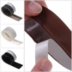 Transparent Door and Window Seal Strip with Draft Blocking and Moisture Barrier, 196.85in Length All Vera Mart