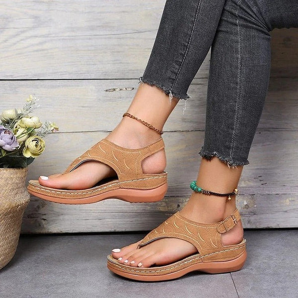 Women's Orthotic Sandals with Arch Support and Anti-Slip Sole, Breathable All Vera Mart