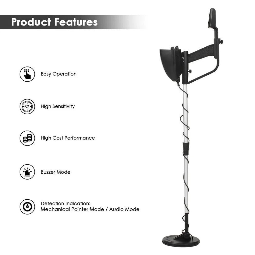 Adjustable Metal Detector with Dual Detection Modes and High Resolution Display All Vera Mart