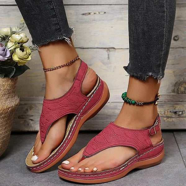 Women's Orthotic Sandals with Arch Support and Anti-Slip Sole, Breathable All Vera Mart