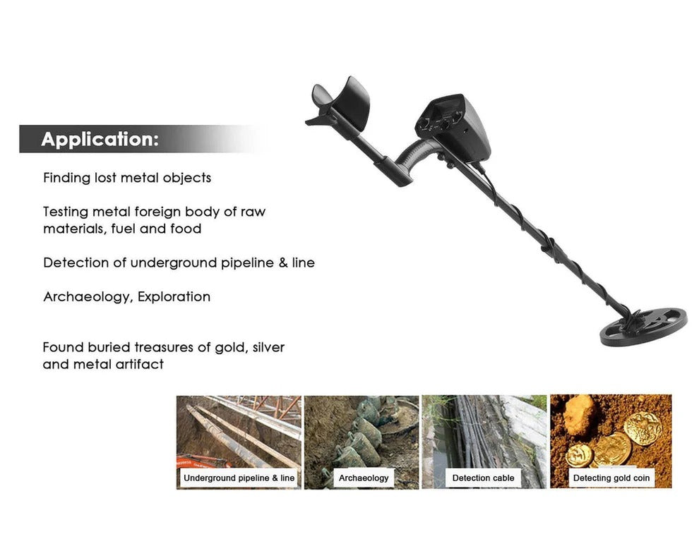 Adjustable Metal Detector with Dual Detection Modes and High Resolution Display All Vera Mart