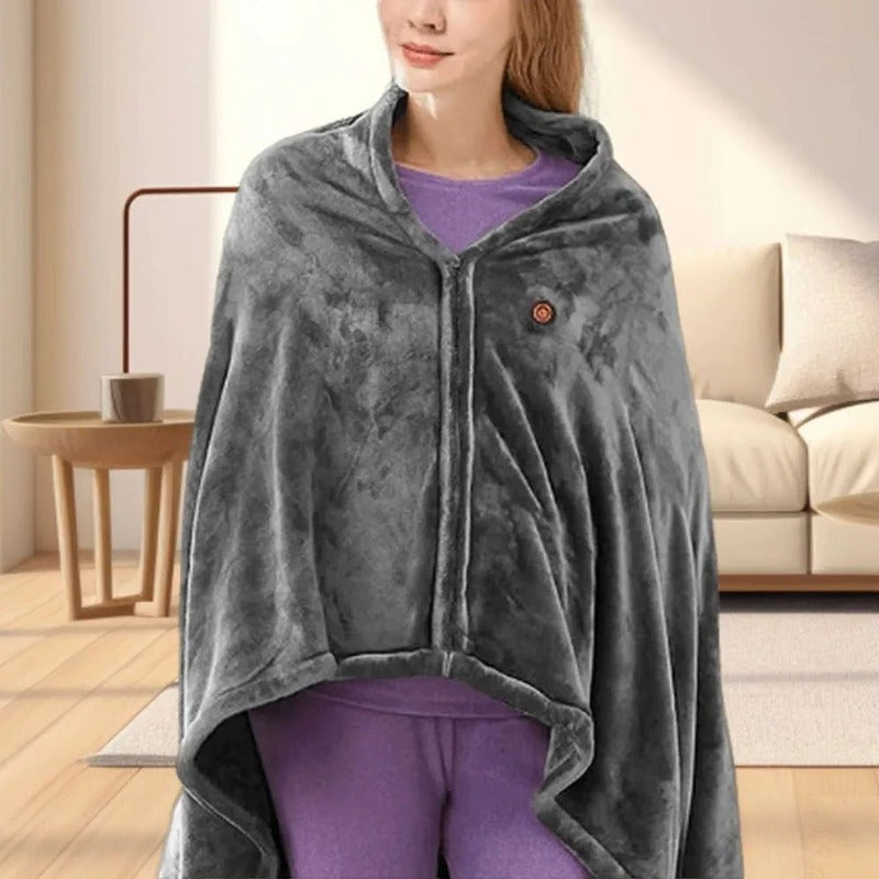 Heated Blanket with Three Temperature Settings and Foldable Design, 59x31.5 Inches All Vera Mart
