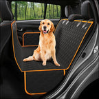 Pet Car Seat Extender with Rigid Base and Storage Bags, Waterproof All Vera Mart