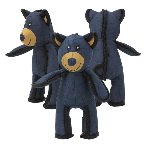 Durable Bear Dog Toy with Internal Squeaker and Reinforced Stitching for Heavy Chewers All Vera Mart
