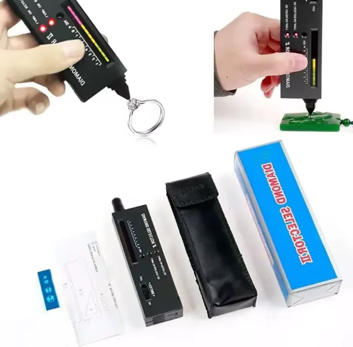 Gemstone Authenticity Tester with LED Display and Audio Alert, Carry Case Included All Vera Mart