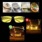 Polarized Night Driving Glasses with Extended Side Panels and Fit Over Design All Vera Mart