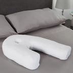 Contoured Side Sleeper Pillow with Ear Cavity for Sensitive Ears All Vera Mart