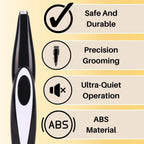 Quiet Pet Grooming Trimmer with Rechargeable Battery and Safety Blade All Vera Mart