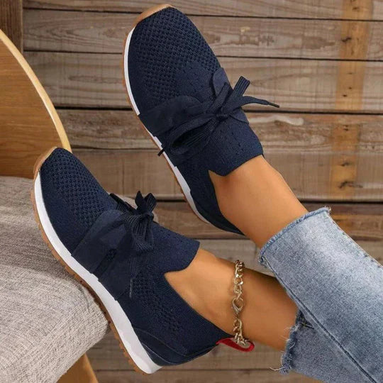 Orthopedic Mesh Sneakers with Cushioned Sole and Non Slip Tread All Vera Mart